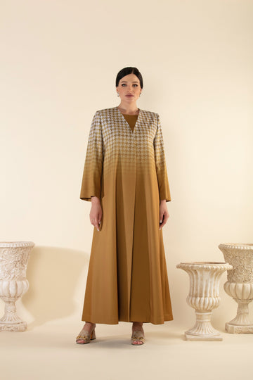 LADYLIKE HOUNDSTOOTH IN MUSTARD - RTW